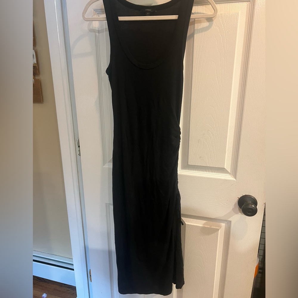 J Crew Dress  Women's Tank Sleeveless Maxi dress with adjustable side slit